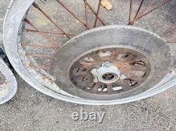 Yamaha Xs650 Front and Rear Wheels Set