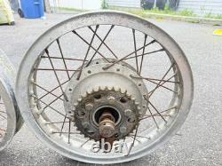 Yamaha Xs650 Front and Rear Wheels Set
