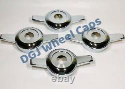 Zenith Cut Chrome Knock-Off Spinners for Lowrider Wire Wheels (M)
