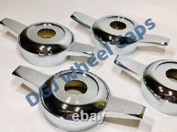 Zenith Cut Chrome Knock-Off Spinners for Lowrider Wire Wheels (M)